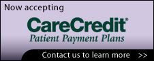 We accept CareCredit